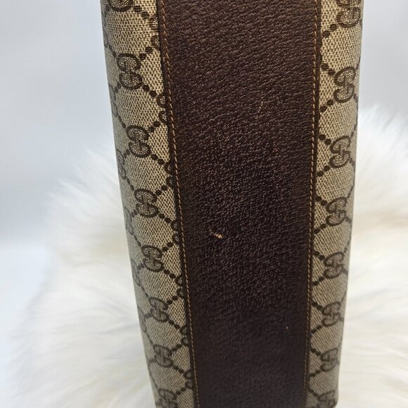 Gucci Web Sherry Line PVC Shoulder Bag - Picture 5 of 17